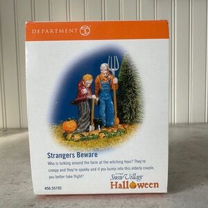 Department 56 Snow Village Halloween “Strangers Beware” Accessory #56.55192